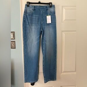 HALARA Blue Relaxed Jeans Versatile Everyday Comfort MP NWT